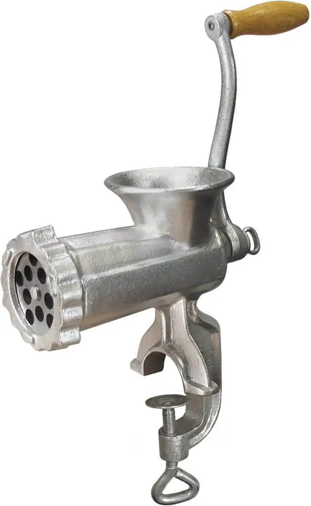 Weston #10 Manual Tinned Meat Grinder and Sausage Stuffer