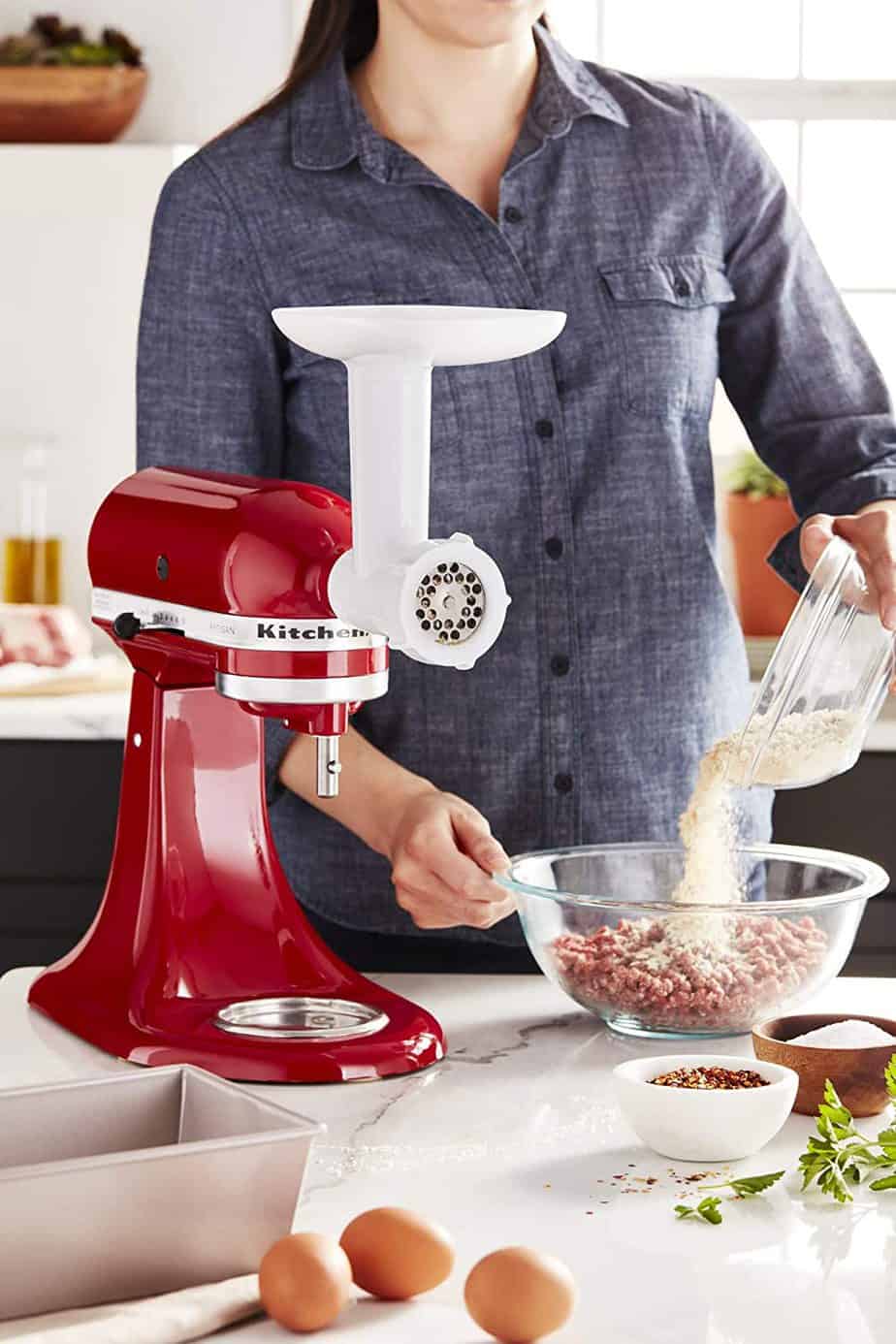 7 Best KitchenAid Meat Grinder Reviews A Guide For Shoppers   KitchenAid KSMFGA Food Grinder 