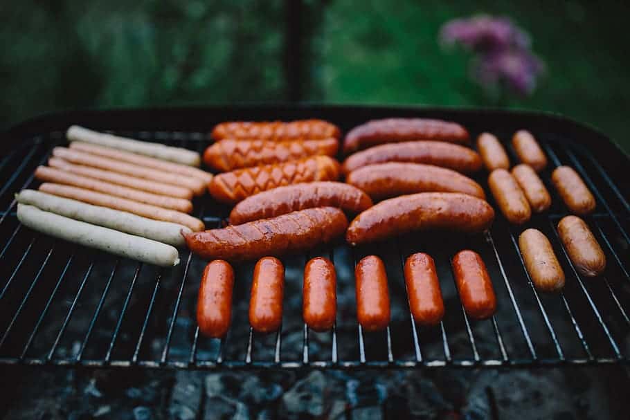  saucisse de cerf grillée